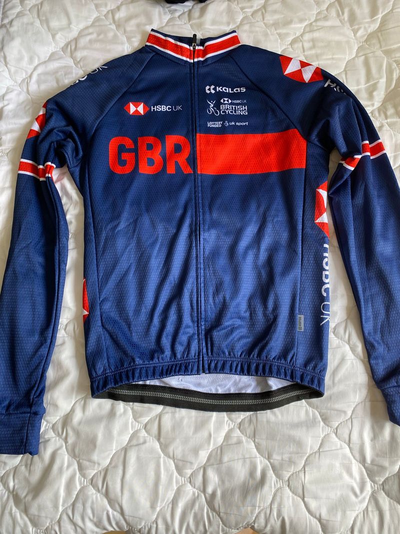 kalas Maglia Invernale Gran Bretagna Cycling Clothing de segunda mano