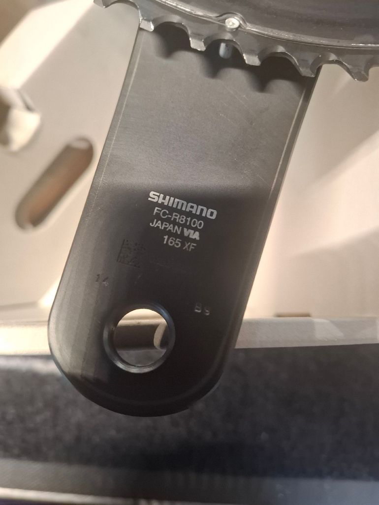 Used Shimano Ultegra 50/34 165mm crank 2025 bike — image 3 of 3
