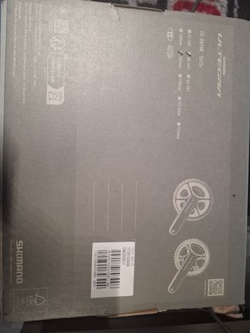 Used Shimano Ultegra 50/34 165mm crank 2025 bike — image 2 of 3