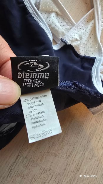 Used Biemme technical sportwear Fahrradsuit weiß/schwarz S bike — image 4 of 4