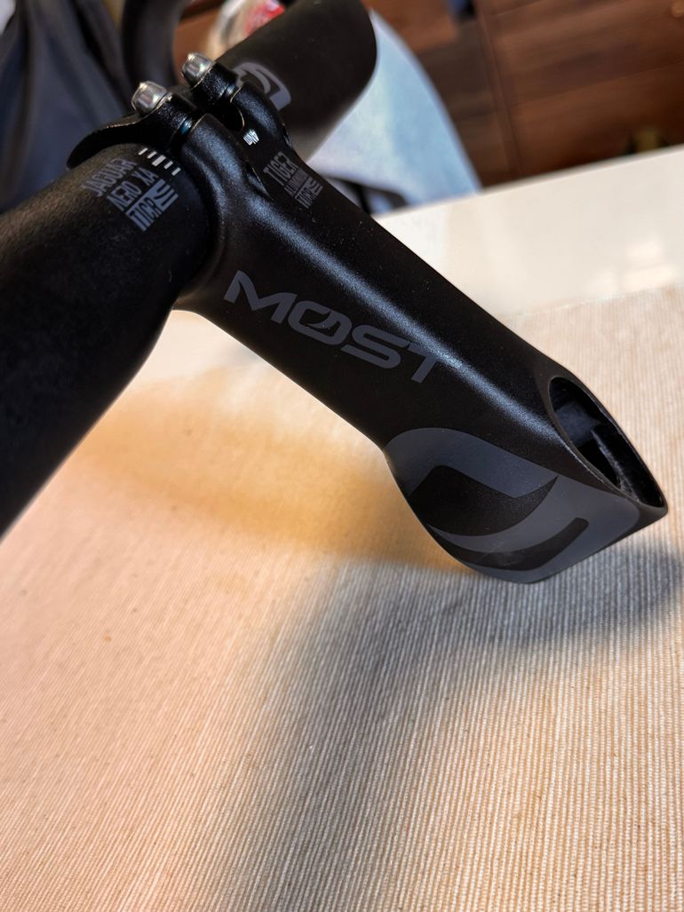 Used Pinarello Tiger Alu Aero TiCR Stem and Handlebar 2026 bike — image 4 of 5