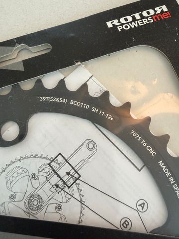 Gebrauchtes Rotor 39t 12-speed Inner Chainring Drivetrain & Pedals