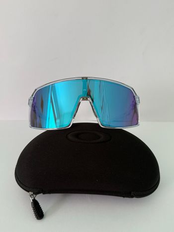 Used Oakley Sutro Prizm Sapphire Lenses, Sky Blue Frame bike — image 3 of 11