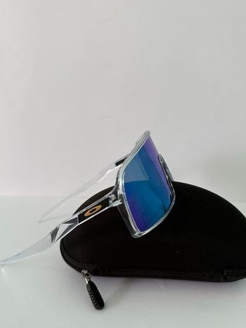 Used Oakley Sutro Prizm Sapphire Lenses, Sky Blue Frame bike — image 9 of 11