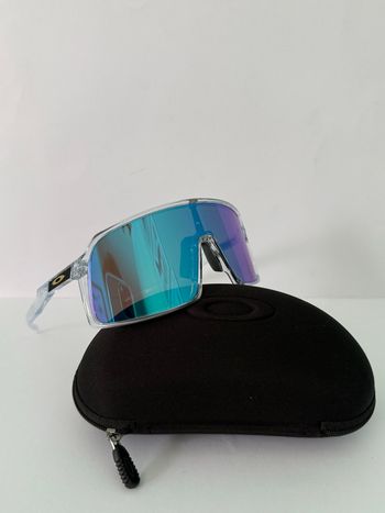 Used Oakley Sutro Prizm Sapphire Lenses, Sky Blue Frame bike — image 6 of 11