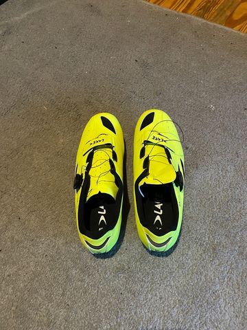 Gebrauchtes Lake CX176 Road Shoes HiViz Yellow Cycling Shoes