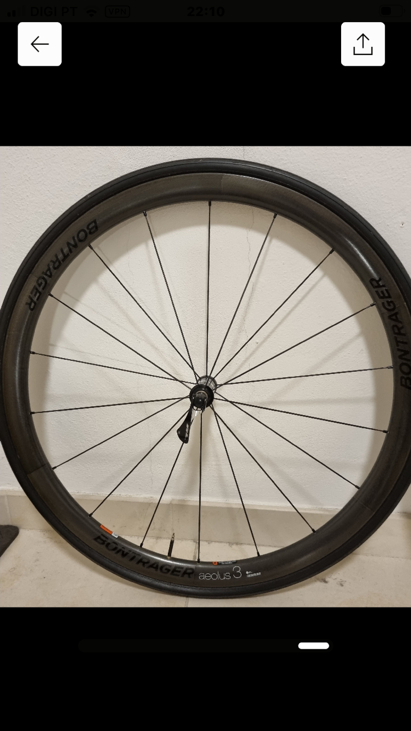 Used Bontrager Aeolus 3 D3 Tubular 2019 Wheels