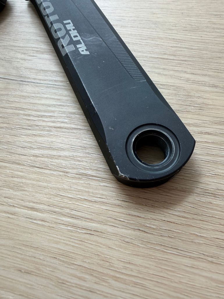 Used Rotor ALDHU 24 Crankset 165mm bike — image 4 of 6