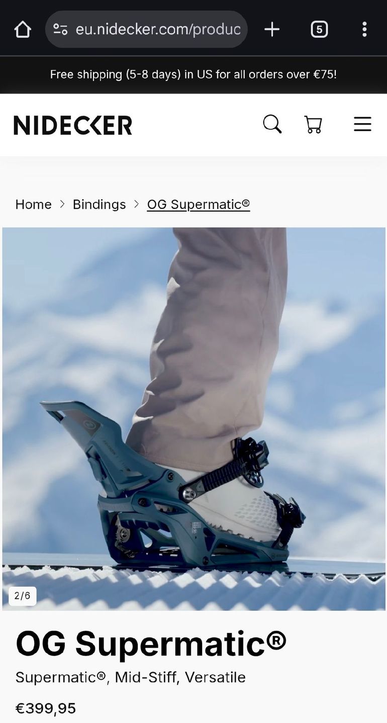 Used Nidecker Snowboard 2026 bike — image 7 of 7