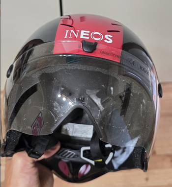 Used Kask Bambino Pro Evo Light Team Ineos Time Trial Helmet Size S bike — image 3 of 6