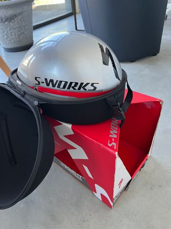 Used Specialized S-Works TT4 McLaren Helmet 2020 bike — image 9 of 10