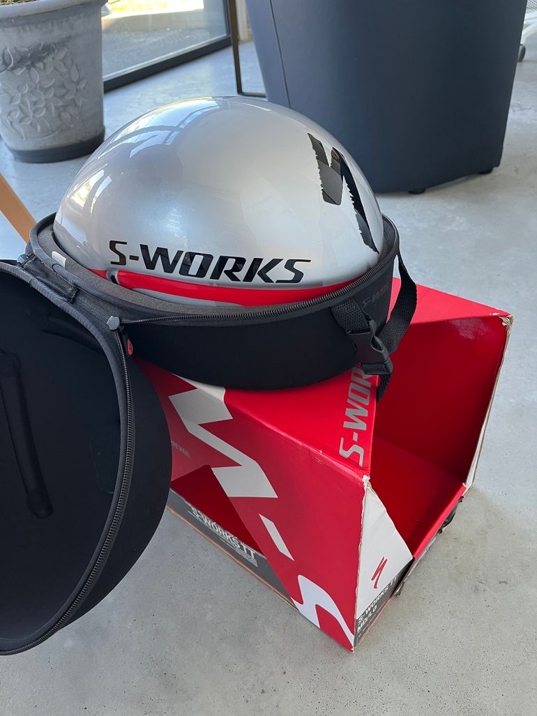 Used Specialized S-Works TT4 McLaren Helmet 2020 bike — image 9 of 10
