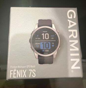 Used Garmin Fenix 7S GPS Watch bike