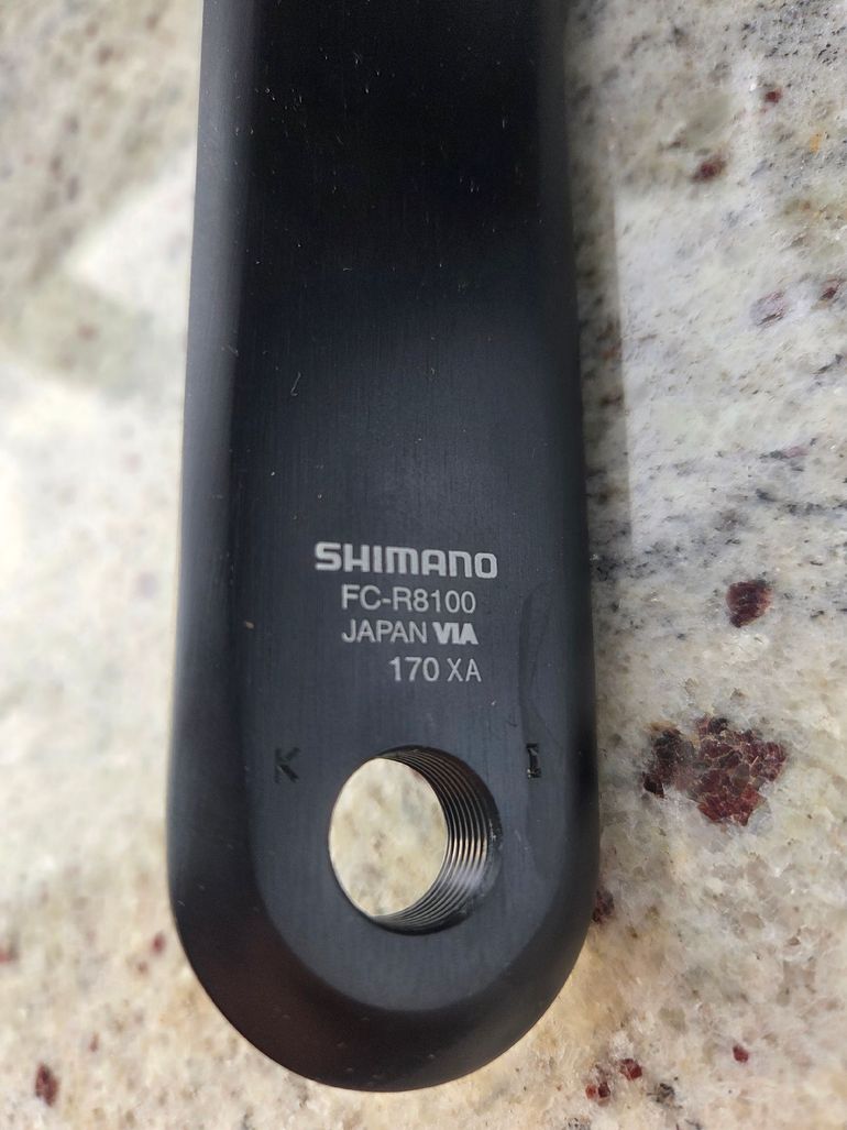 Used Shimano Ultegra R8100 Crankset 170mm 52/36 2026 bike — image 5 of 5