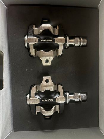 Used Garmin Rally XC100 Power Meter Pedals bike