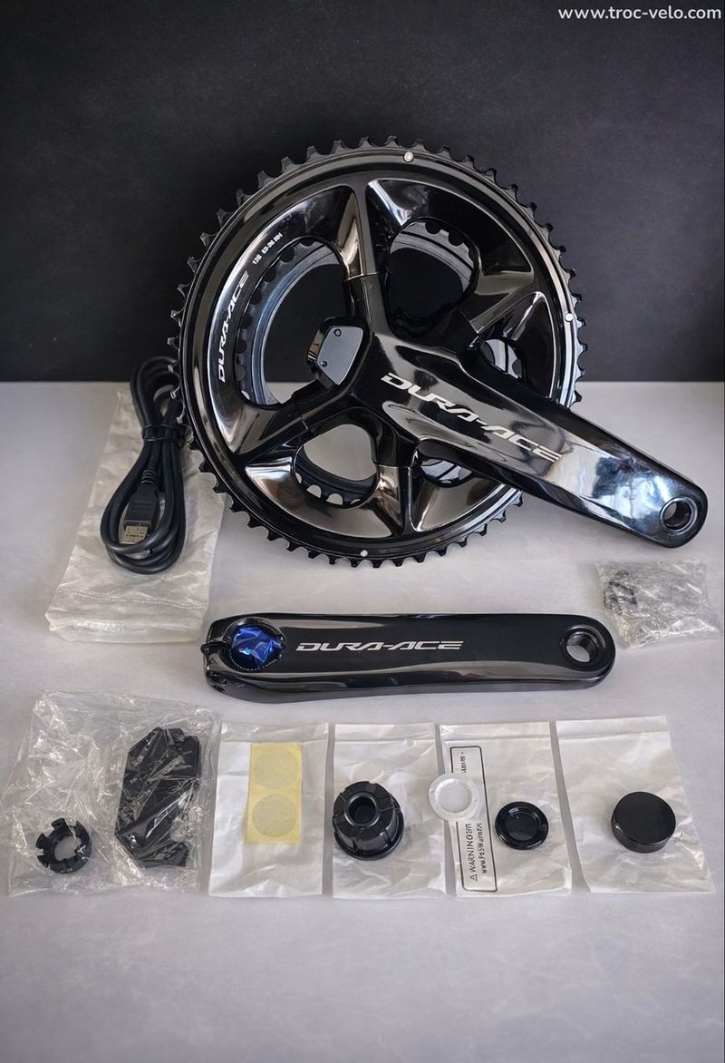 Used Shimano DURA-ACE FC-R9200-P Powermeter 165mm 2026 Drivetrain & Pedals