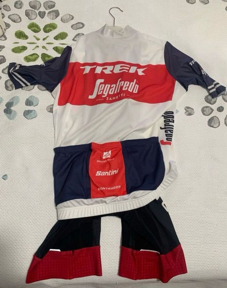 Used Castelli Santini Trek Segafredo Maillot and Bib Shorts 2023 bike — image 2 of 4