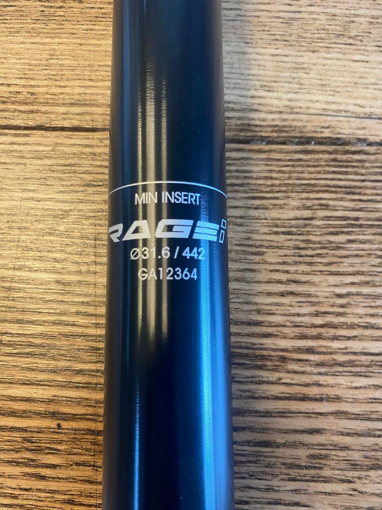 Used Kind Shock Rage-i Dropper Seatpost 150mm 2026 bike — image 2 of 4
