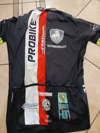 Used Nalini Team Pro Bike Jersey tg XL bike — image 3 of 5
