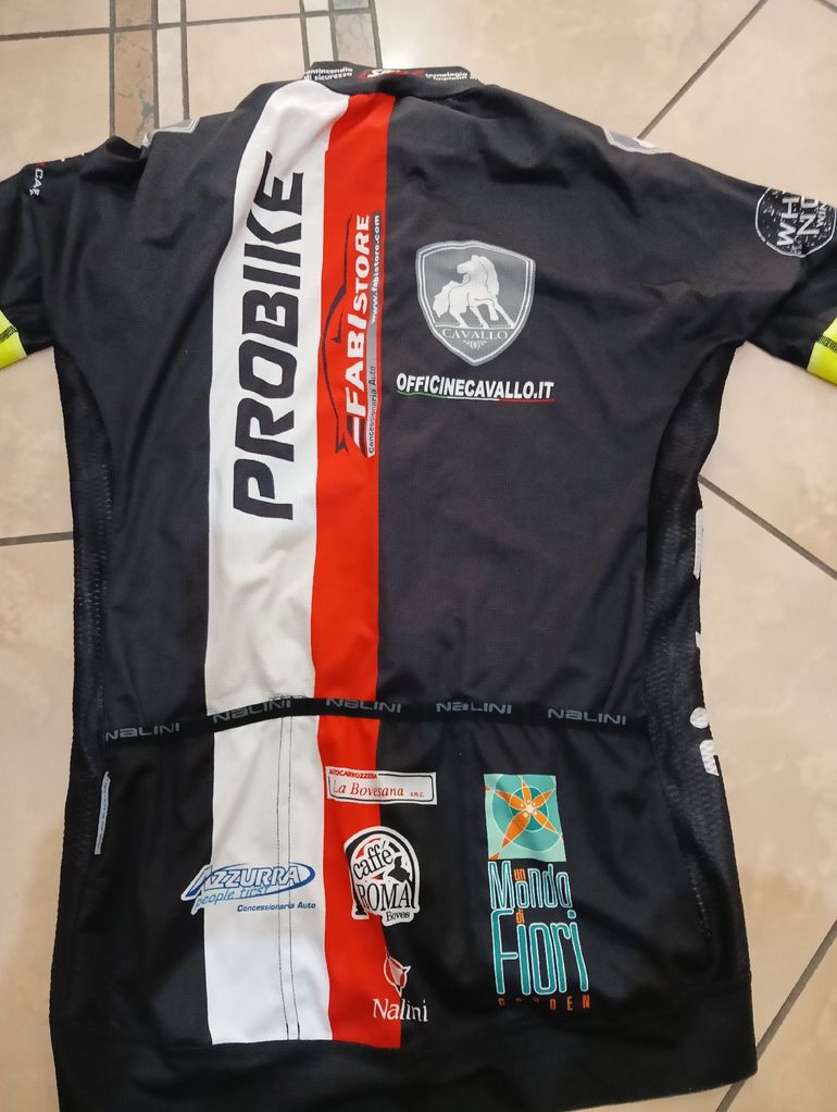 Used Nalini Team Pro Bike Jersey tg XL bike — image 3 of 5