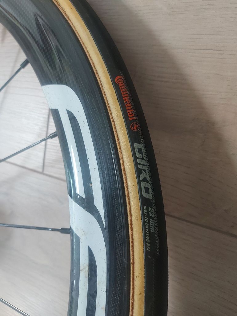 Used Ffwd F4R Carbon Tubular Wheelset 2022 bike — image 3 of 9