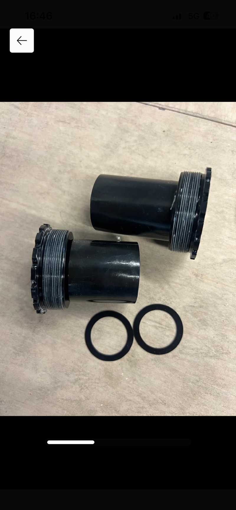 Used Ceramicspeed T47/68 Bottom bracket for Shimano crankset Drivetrain & Pedals