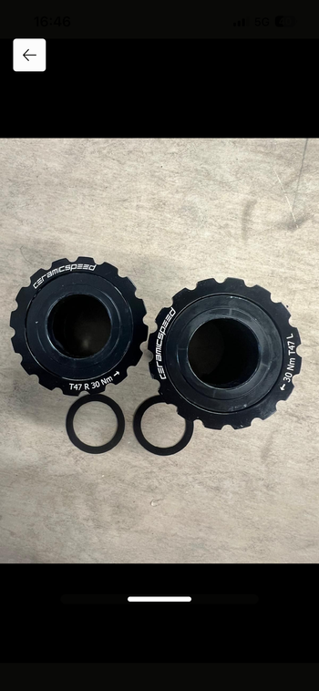Used Ceramicspeed T47/68 Bottom bracket for Shimano crankset bike — image 2 of 3