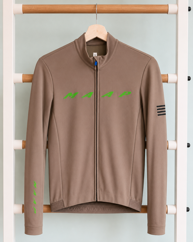 Použité MAAP Evade Thermal Long Sleeve Jersey 2.0 Fungi Cycling Clothing
