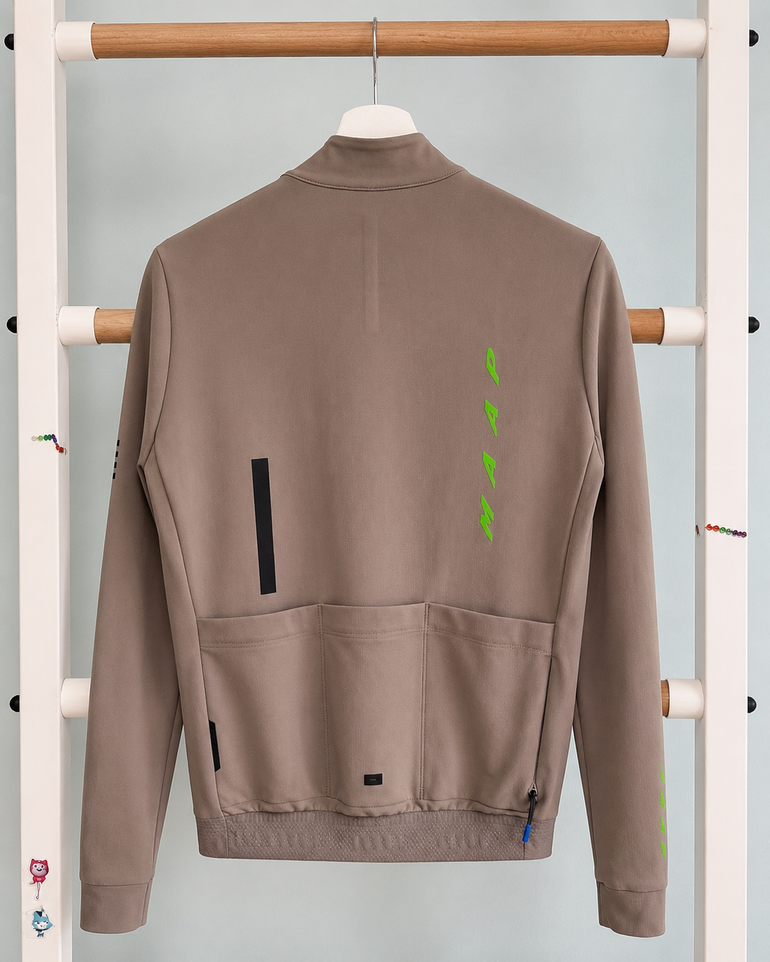Used MAAP Evade Thermal Long Sleeve Jersey 2.0 Fungi bike — image 2 of 8