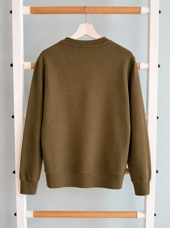 Used Rapha Logo Sweatshirt – Dark Olive bike — image 2 of 5