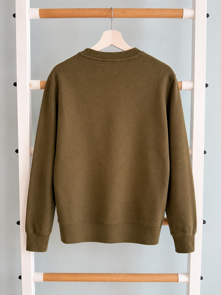 Used Rapha Logo Sweatshirt – Dark Olive bike — image 2 of 5