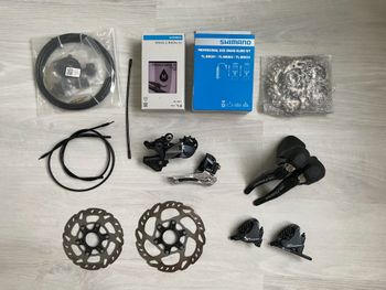 Used Shimano Ultegra R8020 2x11 Hydraulic Disc Groupset bike