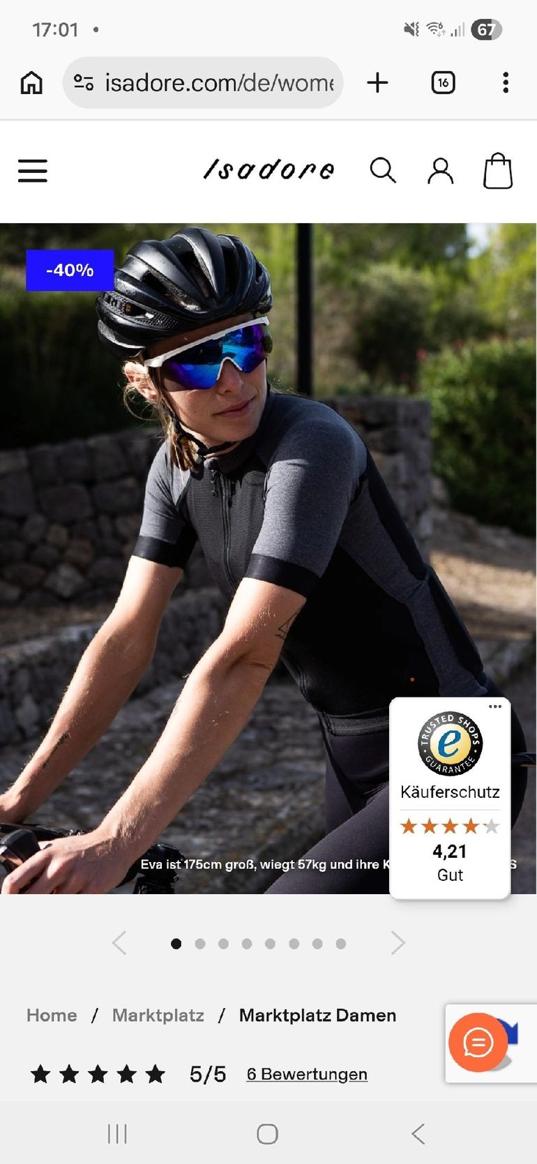Used Isadore Signature Merino Tech Jersey Womens XXS 2023 bike — image 8 of 8