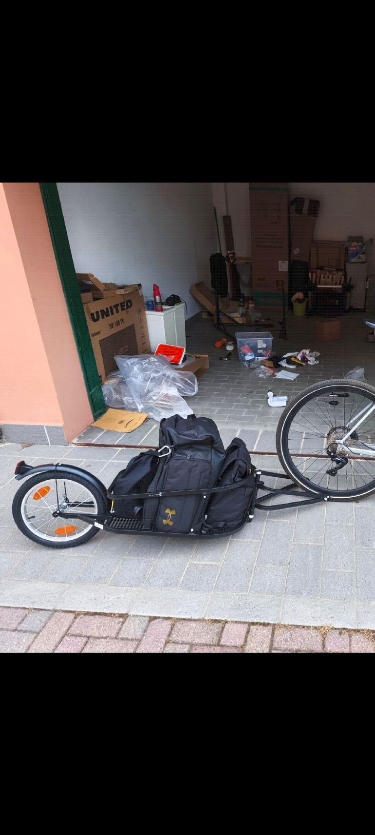 Used M wave Single Track 40 Bicycle Luggage Trailer 2026 bike — image 2 of 7