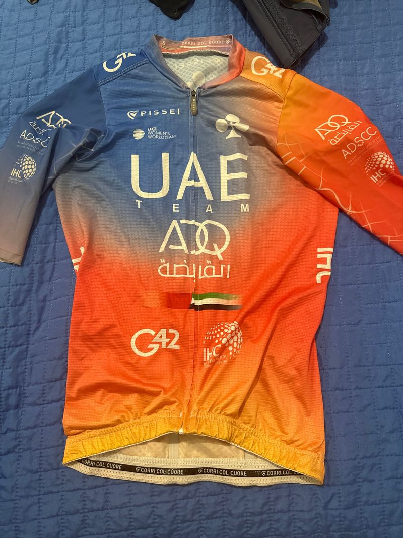 Used Pissei Maglia Ciclismo UAE Donna Cycling Clothing