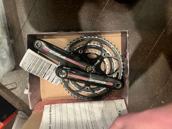 Used Fsa Carbon Pro Triple Crankset bike