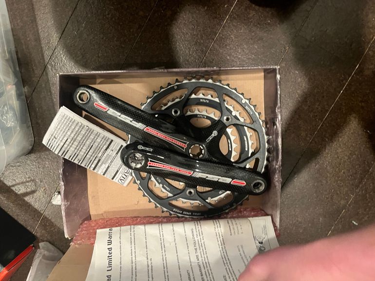 Used Fsa Carbon Pro Triple Crankset bike — image 1 of 2