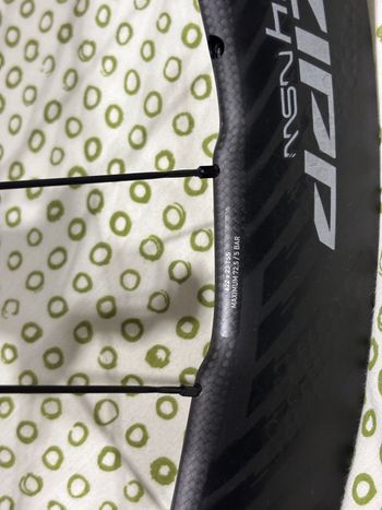 Used Zipp 454 NSW Wheelset 2025 bike — image 10 of 12