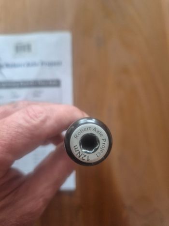 Used The Robert Axle Project Rear Lightning Bolt Thru Axle 2023 bike — image 2 of 2