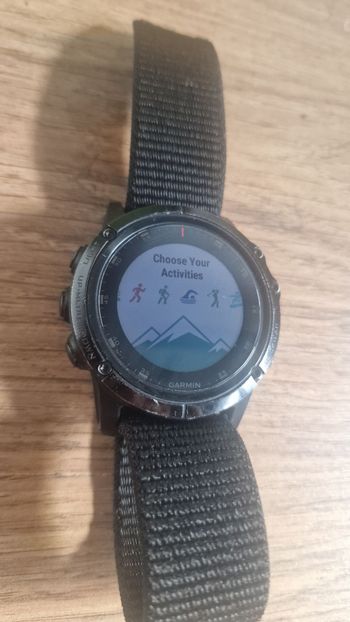 Used Garmin fēnix 5X Plus GPS Watch bike