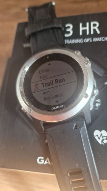 Used Garmin fēnix 3 HR GPS Watch bike