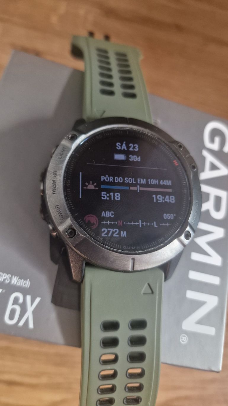 Used Garmin Fenix 6X Sapphire GPS Watch bike — image 2 of 5