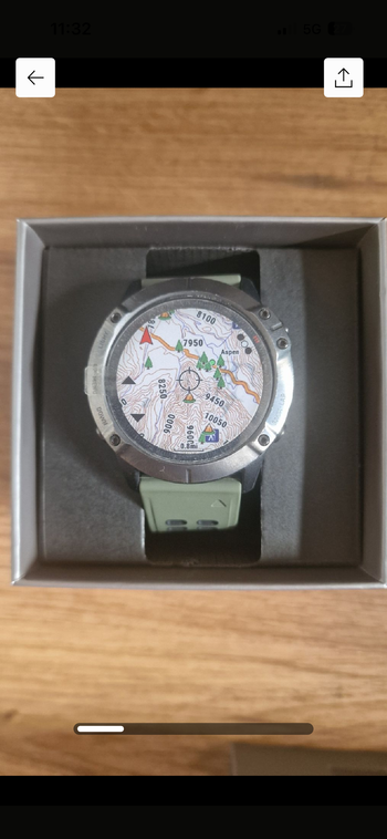 Used Garmin fenix sportwatch bike