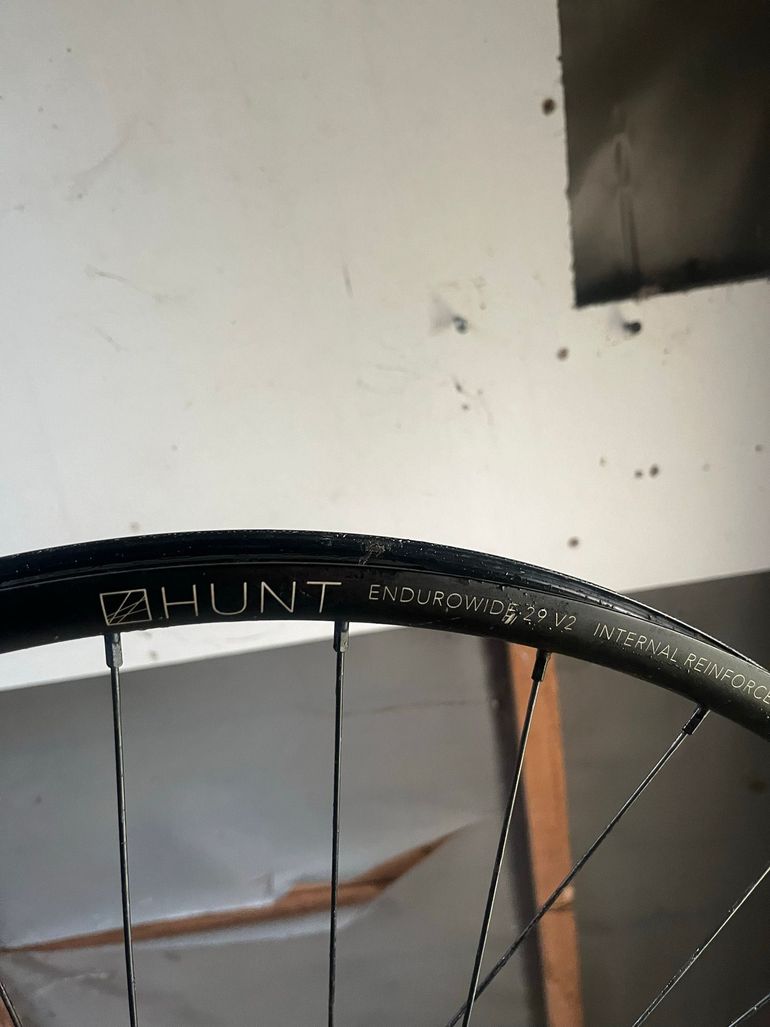 Used Hunt Wheels Enduro V2 Rear Wheel Microspline 2024 bike — image 3 of 4