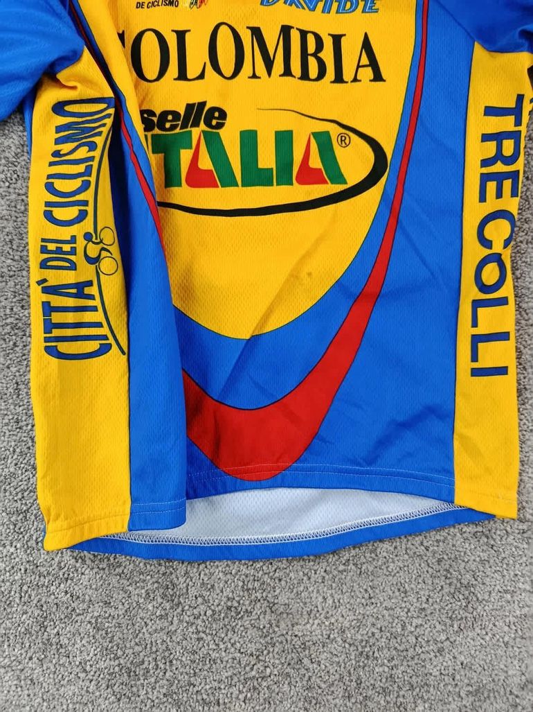 Used Santini maillot velo homme taille l -71 7065 cyclisme route Giro d'Italia Centoanni bike — image 12 of 17