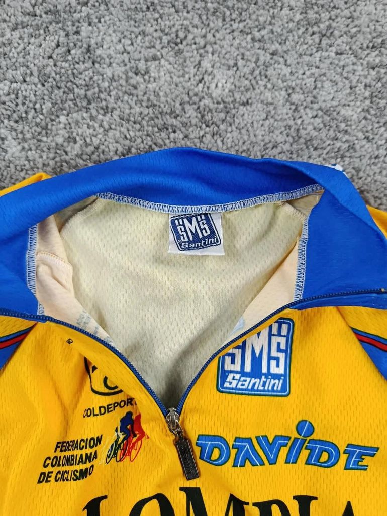 Used Santini maillot velo homme taille l -71 7065 cyclisme route Giro d'Italia Centoanni bike — image 13 of 17