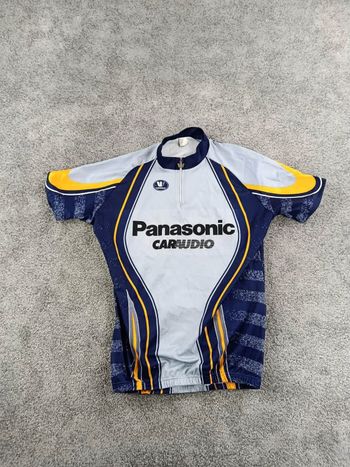 Used Vermarc maillot vélo court homme taille xl - 06 5800 -panasonic cycliste cyclisme route respirant bike