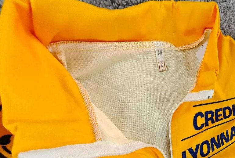 Castelli maillot velo homme taille m -92 7366 cyclisme route respirant Banesto Maillot Jaune bike d'occasion — image 4 sur 11