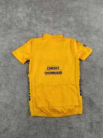 Castelli maillot velo homme taille m -92 7366 cyclisme route respirant Banesto Maillot Jaune bike d'occasion — image 10 sur 11