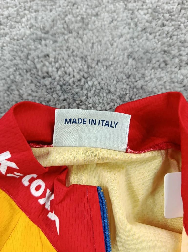 Used Santini maillot velo homme taille L - 62 7177 cyclisme route respirant Selle italia Colombia bike — image 7 of 10